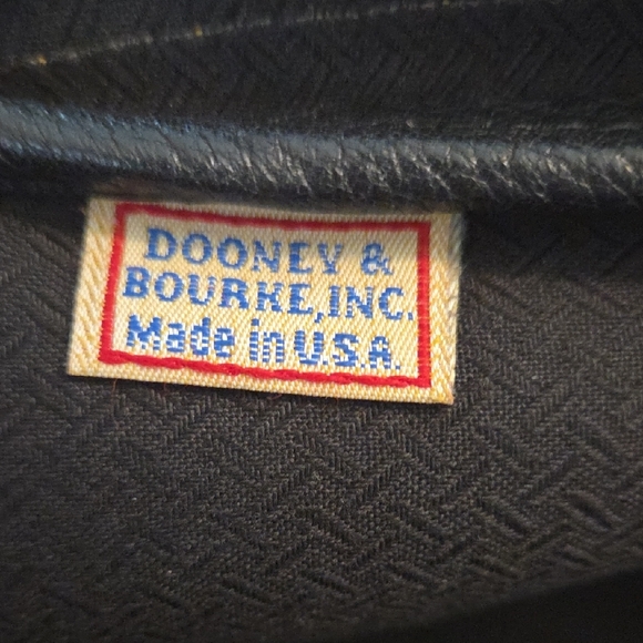 Dooney & Bourke Black and Brown Shoulder Bag - Picture 7 of 12